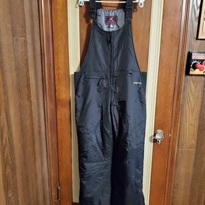 Women's Large Arctix snow bib pants - black